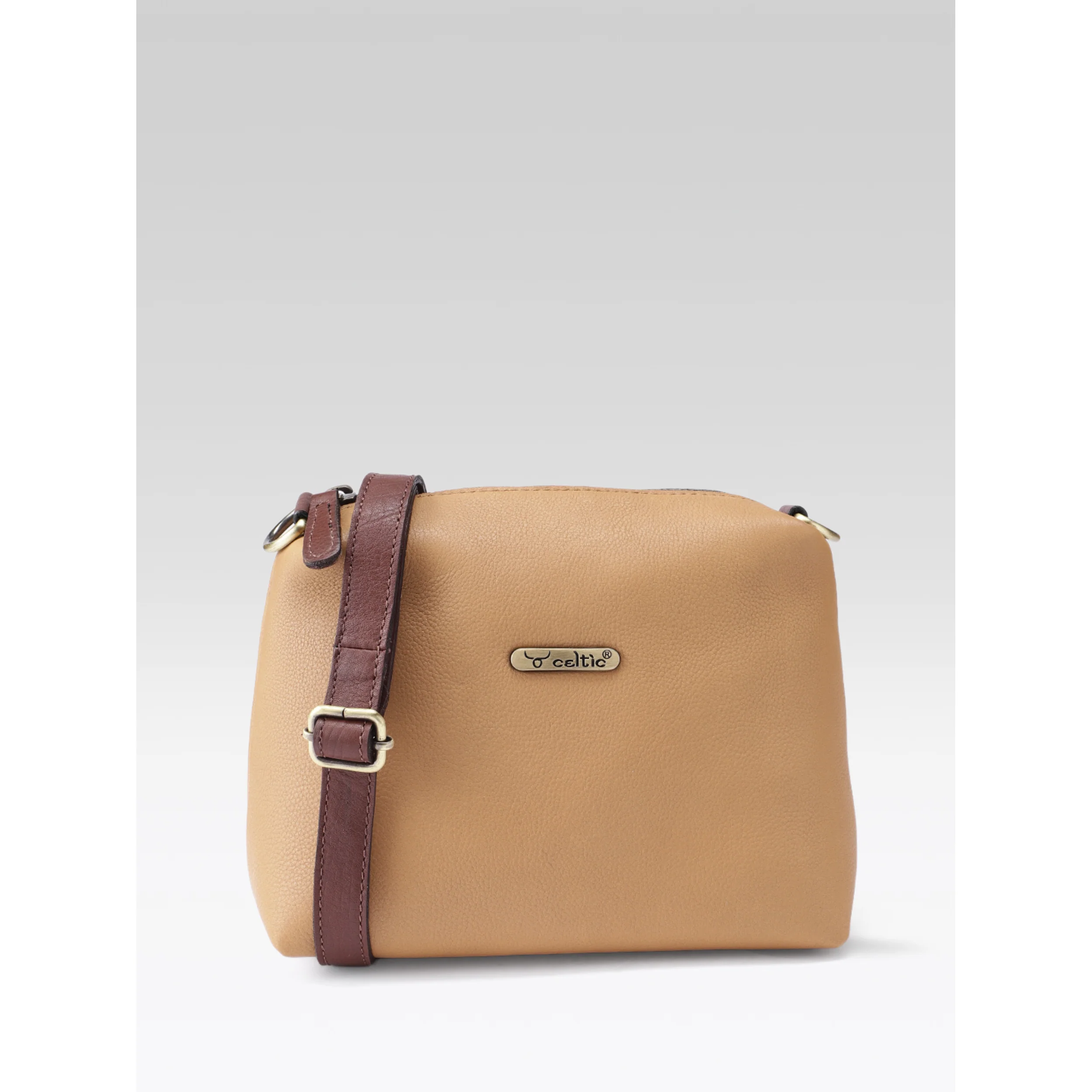 Premium Genuine Tan Leather 3-Piece Handbag Combo with Crossbody & Clutch - Image 10