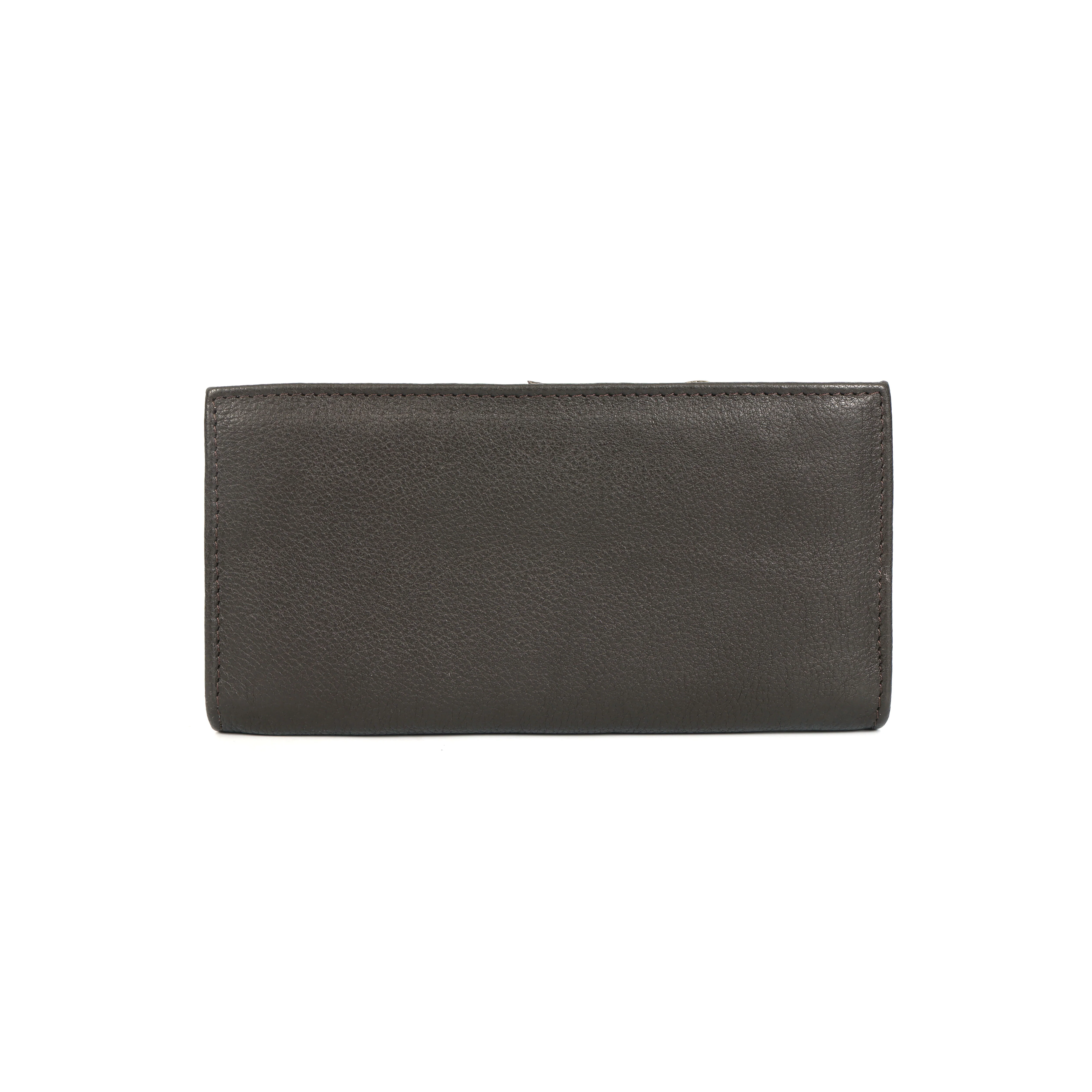 Premium Genuine Leather Long Wallet for Women with Multiple Card Slots & Zip Coin Pocket - Image 14