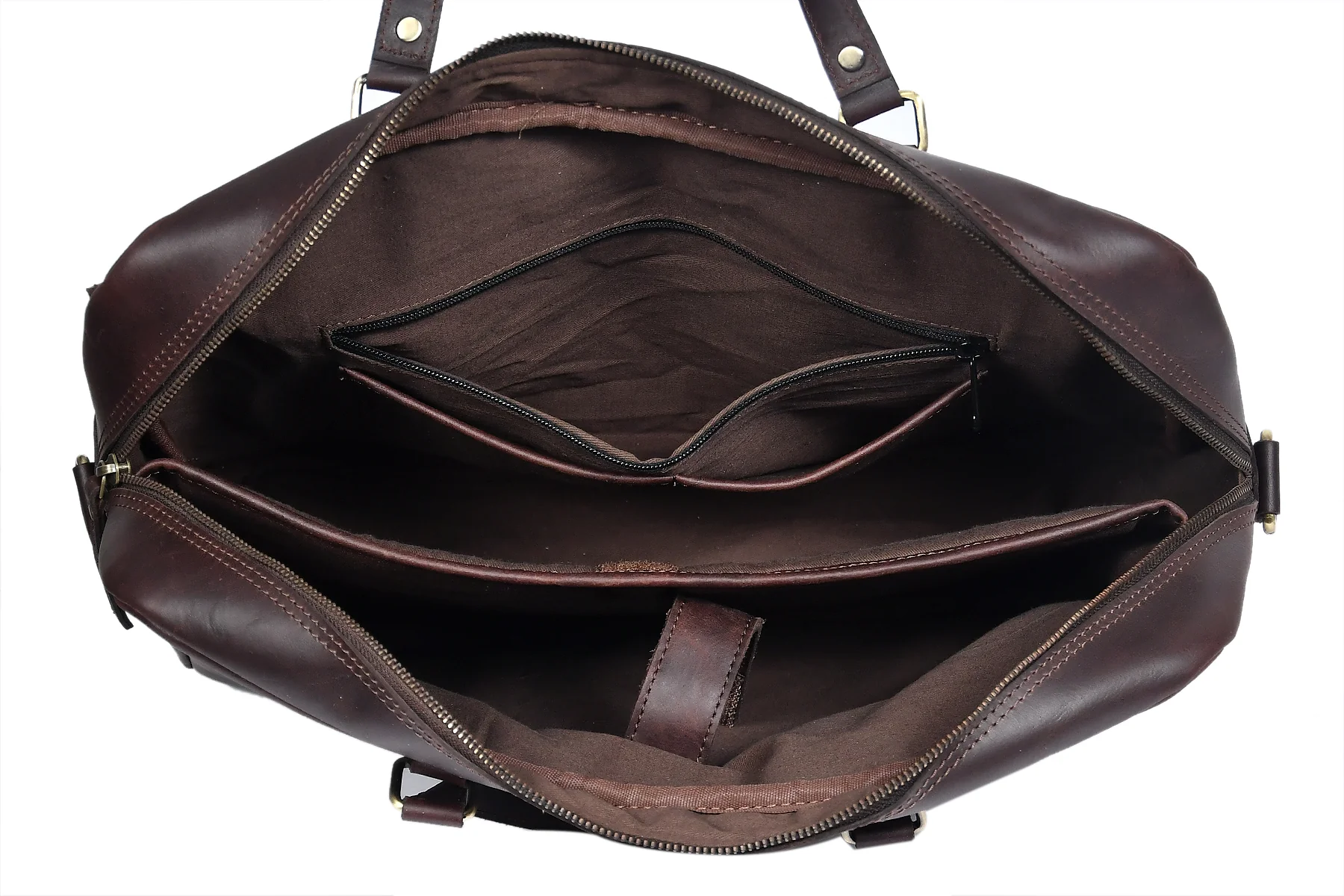 Unisex Premium Leather Laptop & Office Briefcase ’??? Spacious Work & Travel Bag - Image 7